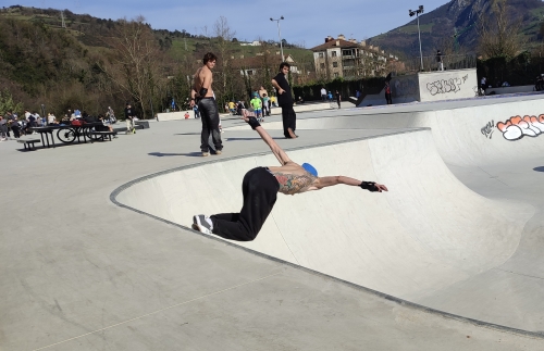 Skate egiten